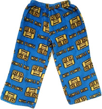 Temple Run Boys Pajama Pants Size 4-5 Blue Kids Sleepwear Kids Game PJ Bottoms