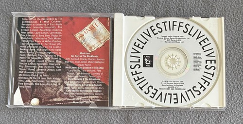 Stiffs Live Stiffs CD Nick Lowe Elvis Costello Ian Dury - Picture 3 of 3