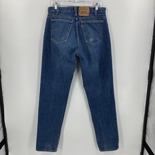 Vintage Levis 506 Jeans Men 36x36 Blue Denim Orange Tab Dark USA FITS 34x35 