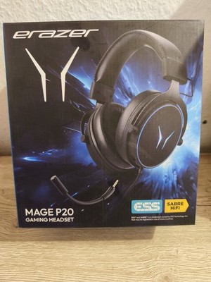 ERAZER Mage P20 Gaming Headset Over Ear flexibles&abnehmbares Mikro USB RGB