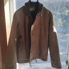 Buzz Rickson’s USN N-1 Deck Jacket Khaki Size L TOYO Enterprise N1 Vintage