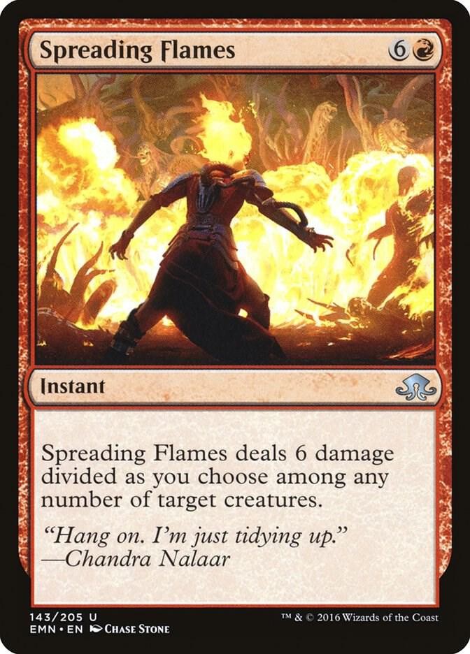 Spreading Flames 143 Uncommon Eldritch Moon Magic: The Gathering Lightly Played