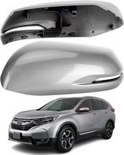 Left Side Mirror Cover Honda CRV 2017 2018 2019 2020 2021 2022 Grey With Lamp