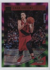 2018-19 Panini Donruss Holo Purple & Green Laser 1/10 Zach Collins #31 15r3