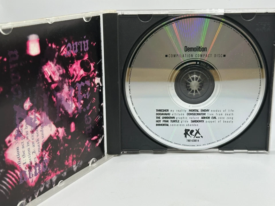 Various Artists - Demolition Best of Christian Underground CD 1992 REX Music Foto 2 de 3