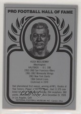 1988-2013 Pro Football Hall of Fame Metallic Hugh McElhenny HOF 0q3