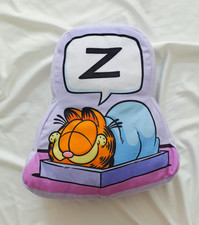 GARFIELD THROW PILLOW with 'Z' Speech Bubble GREAT CONDITION