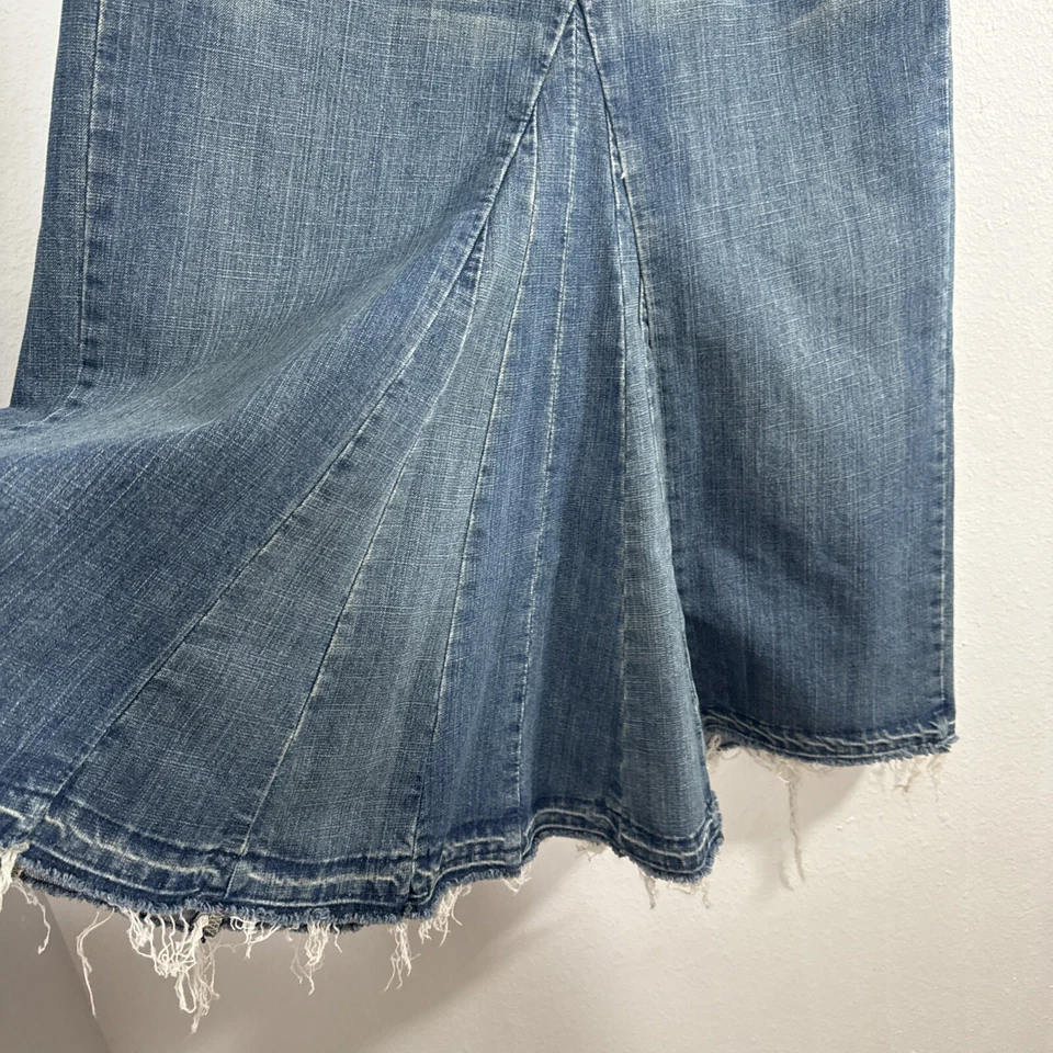 De Colección Baccini Falda Denim Mujer 12 Azul Jean Y2K Modesto Elastizado Vaquera Foto 2 de 4