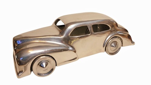 Vintage Chrome StyleCar Beautiful Addition To Collection Cast Aluminum 10.5” - Picture 2 of 4