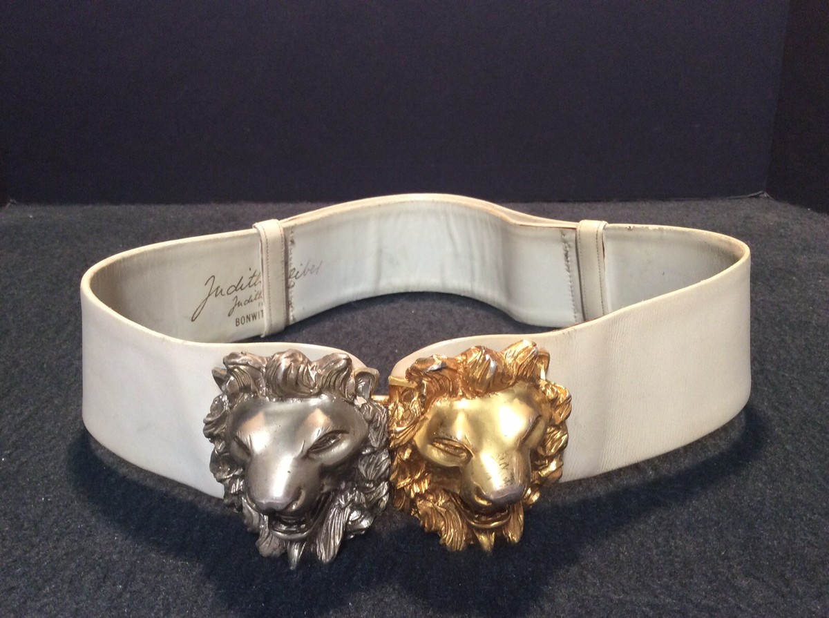Judith Leiber Lion Head Belt