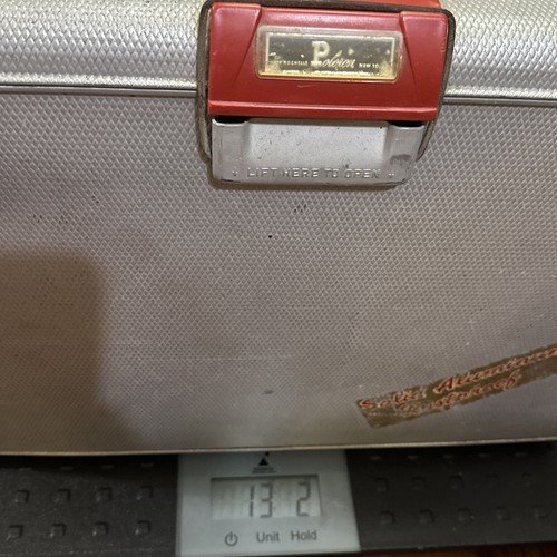 Vintage 50’s Poloron Silver Aluminum Insulated Cooler Ice Chest New Rochelle - Picture 3 of 24