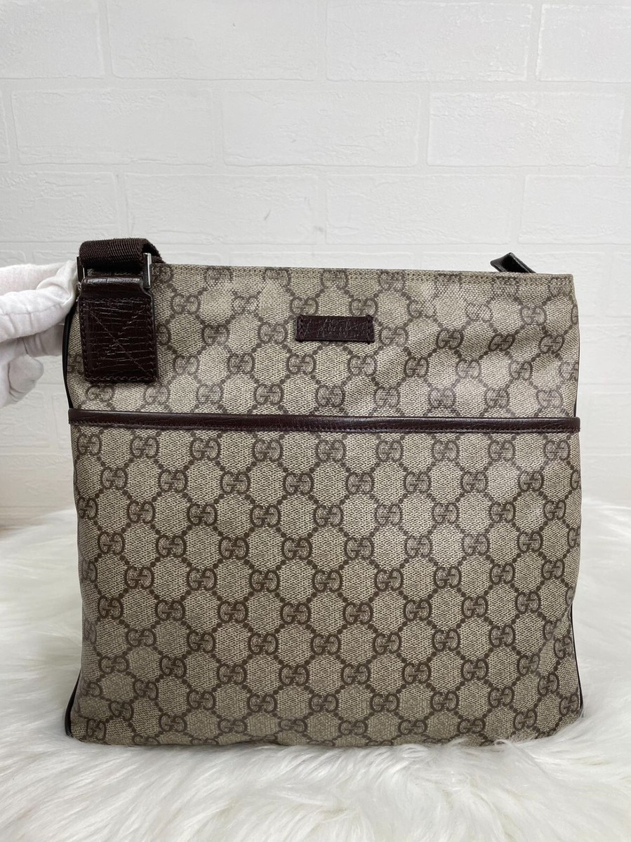 GUCCI(グッチ)正規品/関税送料込み GG Supreme Messenger Bag Gucci GG Supreme Messenger Bag | Grey | FARFETCH