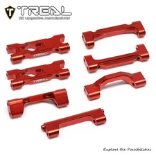 Losi MINI LMT Treal Machined Aluminum Chassis Brace Set - Red!