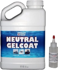 Neutral Gelcoat no Wax & 60cc MEKP - Gallon