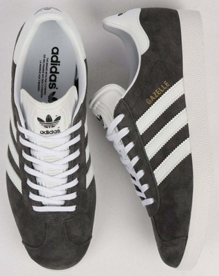 adidas gazelle mens dark grey