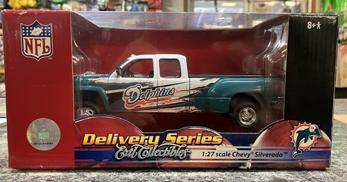 Chevy Silverado de los Miami Dolphins escala 1:27 por ERTL coleccionables nuevo en caja