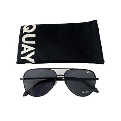 Quay Australia High Key Micro Polarized Sunglasses Black  display picture 1