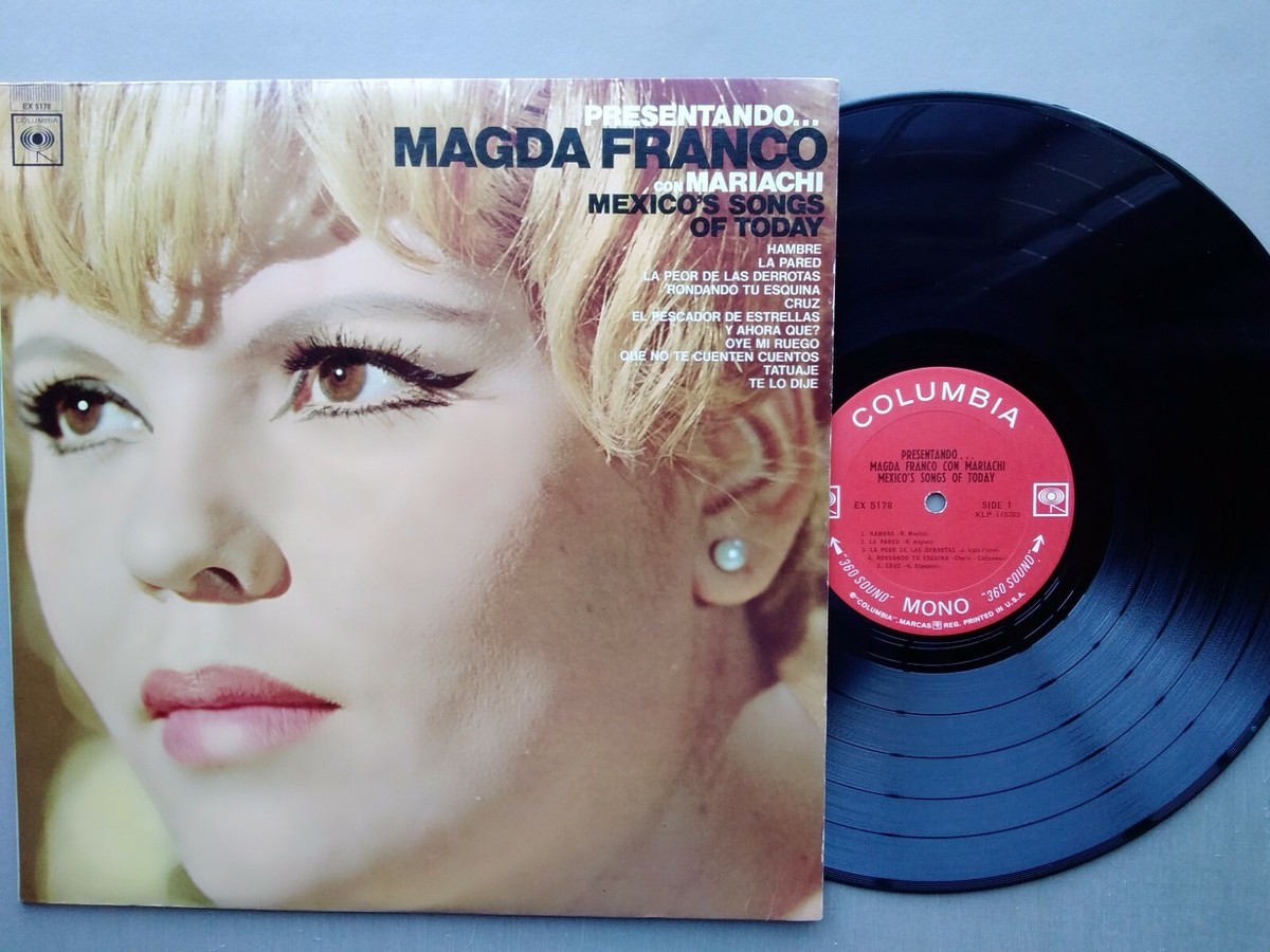 Magda Franco LP Vinyl Columbia Records #EX-5178 Mexico's Songs of