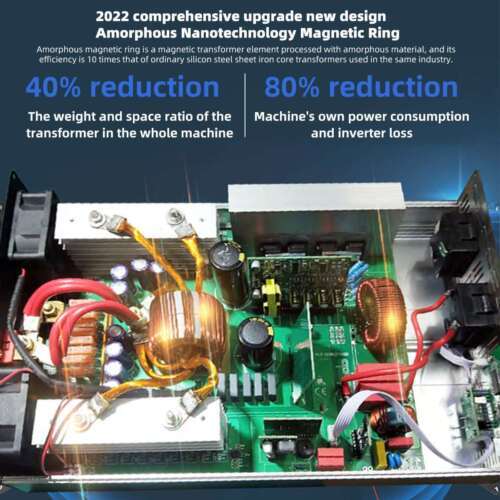 5000W 6000W 8000W Inversor de onda sinusoidal pura Convertidor de potencia 12V 24V 48V 60V 72V - Imagen 5 de 19