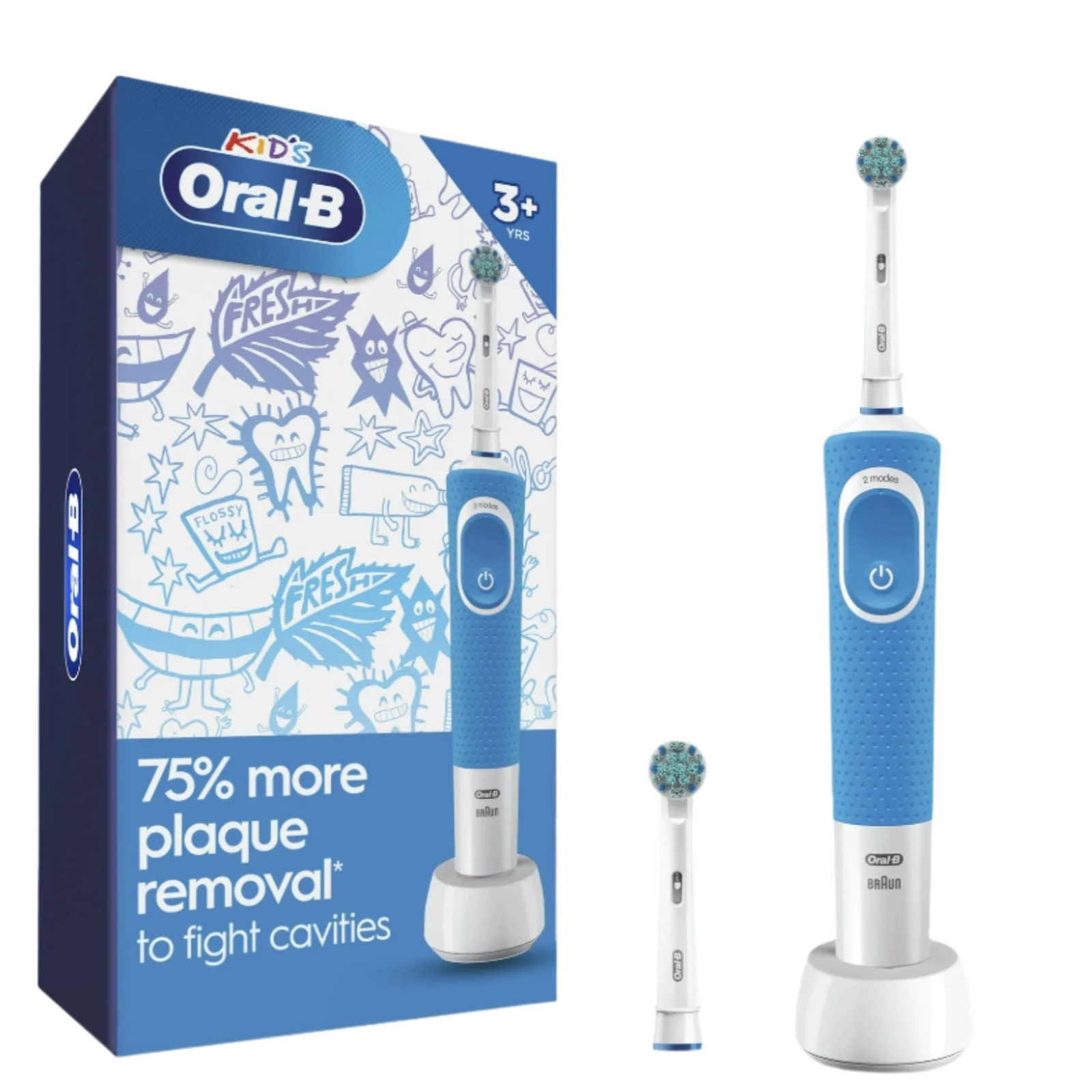 Oral-B Kids Electric Toothbrush with Sensitive Compact Brush