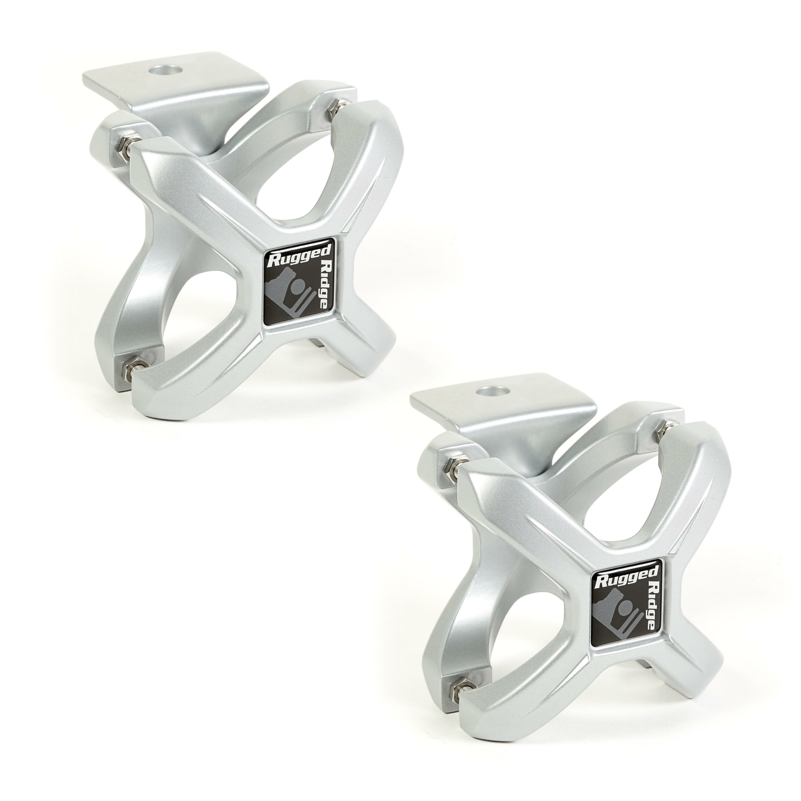 X-Clamp Kit argent 2,25-3 pouces anti-vibration pour projecteur de toit