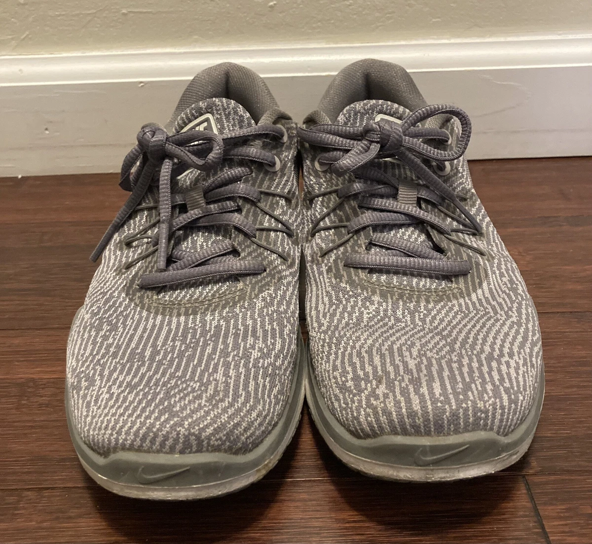 Nike Flex Supreme TR6 Womens Size 6.5 Training Running Gray White