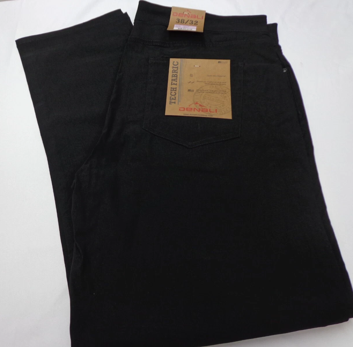 DENALI Black Tech Fabric Stretch Pants NWT 38/32 MSRP $54
Opens in a new window or tab