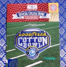2025 Goodyear Cotton Bowl Patch Collector Ohio State Buckeyes Miami Hurricanes