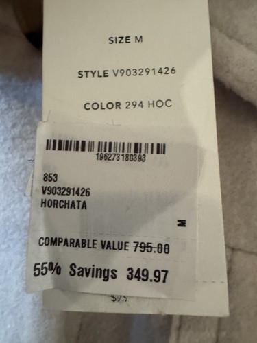 Vince Brushed Wool Shirt Coat $795 Medium The Vince Tag See Pics - Picture 3 of 8