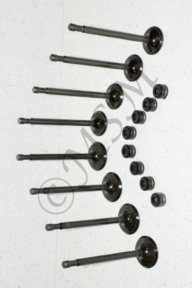 Новый комплект клапанов двигателя K&L CB750A CB750F CB750K с уплотнениями 4x0169-022/023 8x0170-316 - Изображение 2 из 3