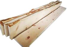 2 x 16 x 60 cm Zirbe z.B. Regalbrett Brett Zirbenholz einseitig mit Naturkante