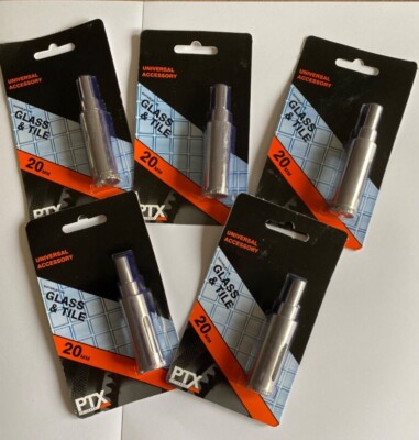 Konvolut Universal PTX Fliesen Lochsäge Bohrer 20mm, Schneider für Glas & Fliesen x5