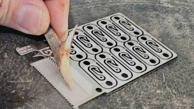 Grim Workshop Snare Card Detachable Reusable Tools Stainless Steel MADE IN USA