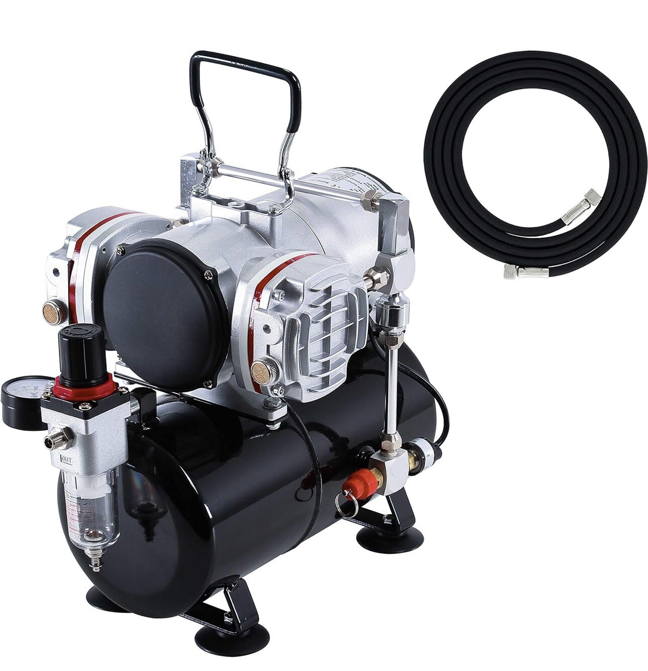 With Tank, Regulator, Filter, Hose