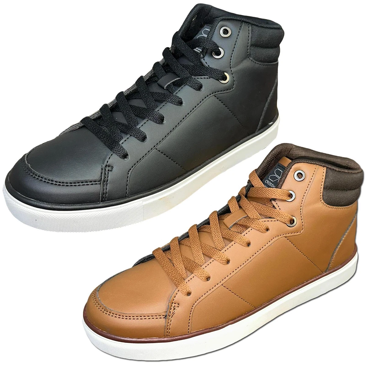 Crosshatch hi top top trainers