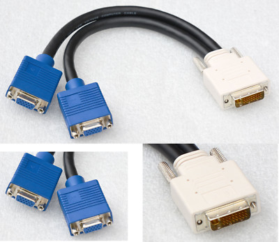 DUAL HEAD VGA MONITORKABEL SPLITTER CABLE MATROX G450 P750 G55 G200 15963-02 MDH