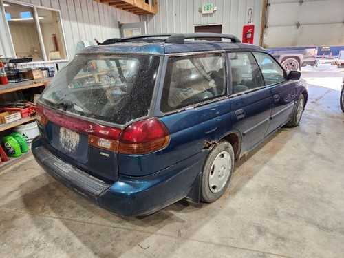 1999 Subaru Legacy (Wagon / MT) Center Console Lid *ONLY* Black Leather - Foto 11 di 12