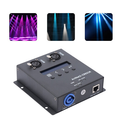 DMX512 Pknight ArtNet Ethernet Lighting Controller Interface 2Power Supply Modes