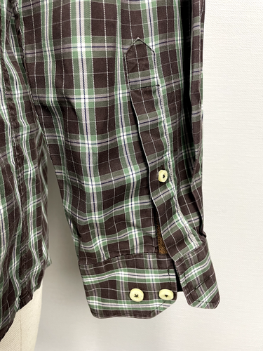 Camisa informal con botones Bogner multicolor a cuadros manga larga para hombre talla 39 - Imagen 13 de 18