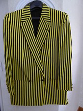 VINTAGE - GIANNI VERSACE - 1990's- SILK BLEND - DOUBLE BREASTED JACKET - IT 48