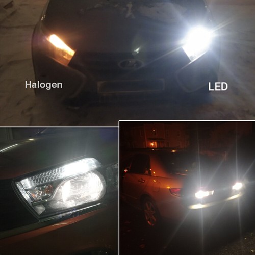 LED T20 580 Sidelight Hid Xenon Daytime Running DRL White W21/ 5w 7443 12v Bulbs - Picture 6 of 8