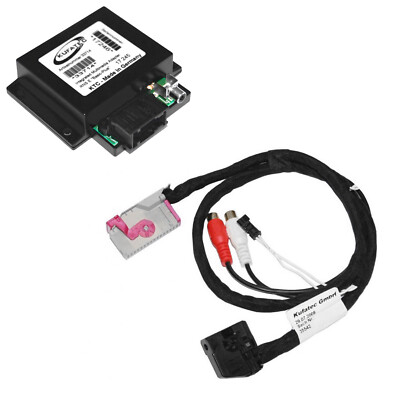 Original Kufatec Multimedia Adapter für Navi Radio Audi RNS-E RNSE DVD DVB-T
