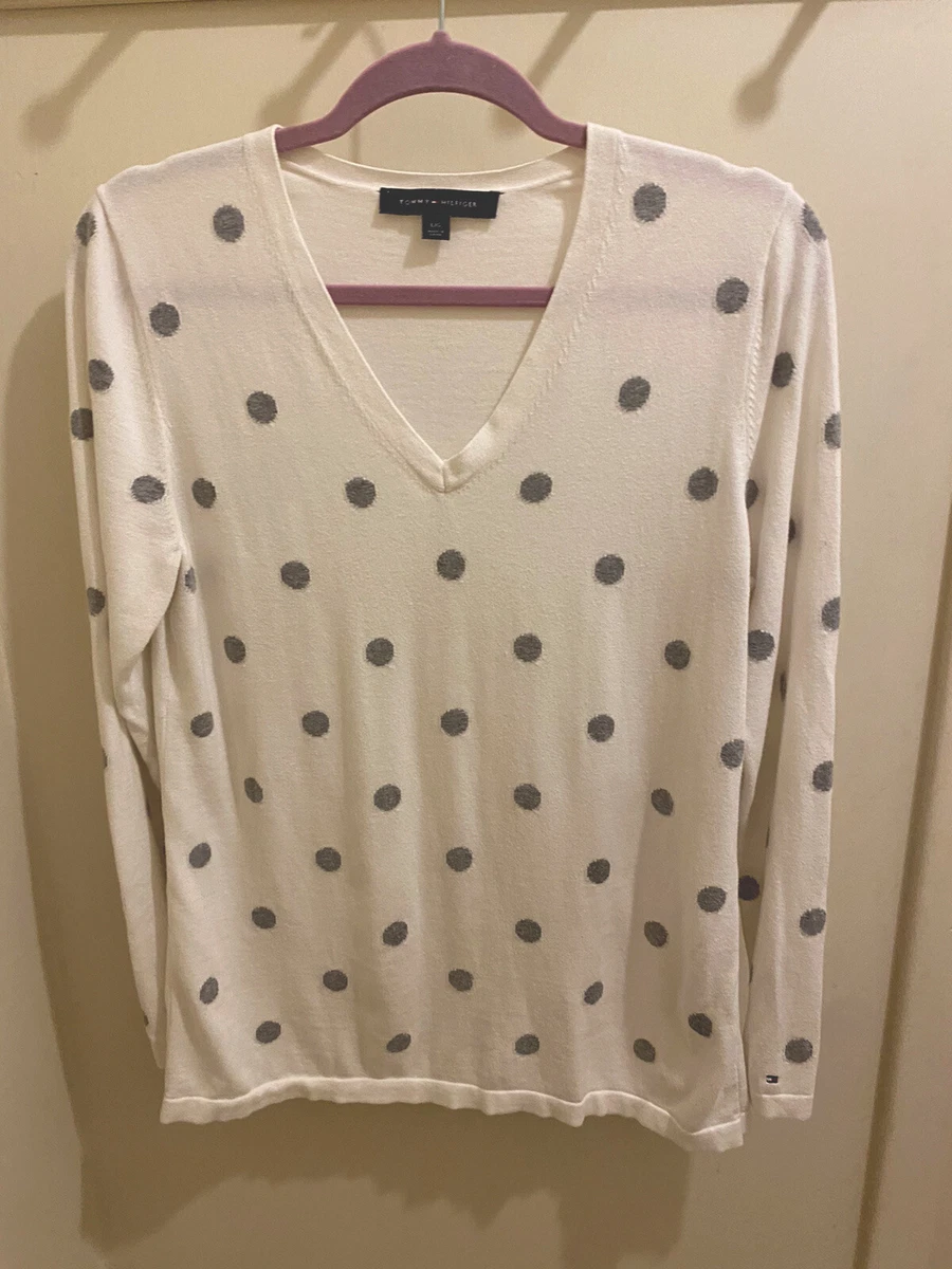 Tommy hilfiger sale polka dot sweater