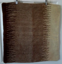 Pottery Barn Tan Brown Wool 24"x24" Pillow Cover