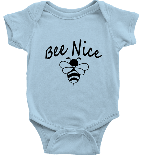 Bee Nice Toddler Kids Boy Tee T-Shirt Infant Baby Bodysuit Clothes Kindness Bee - Picture 9 of 36