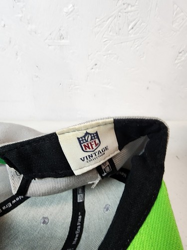 Seattle Seahawks New Era Snap Back Hat Grey/Green - Picture 7 of 8