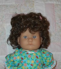 Playhouse VICKIE Doll Wig 12/13 LIGHT BROWN Full Head Short Curly Hair A NWT
