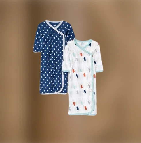 Cloud Island Baby Size Preemie Blue Stars Elephant Little Peanut