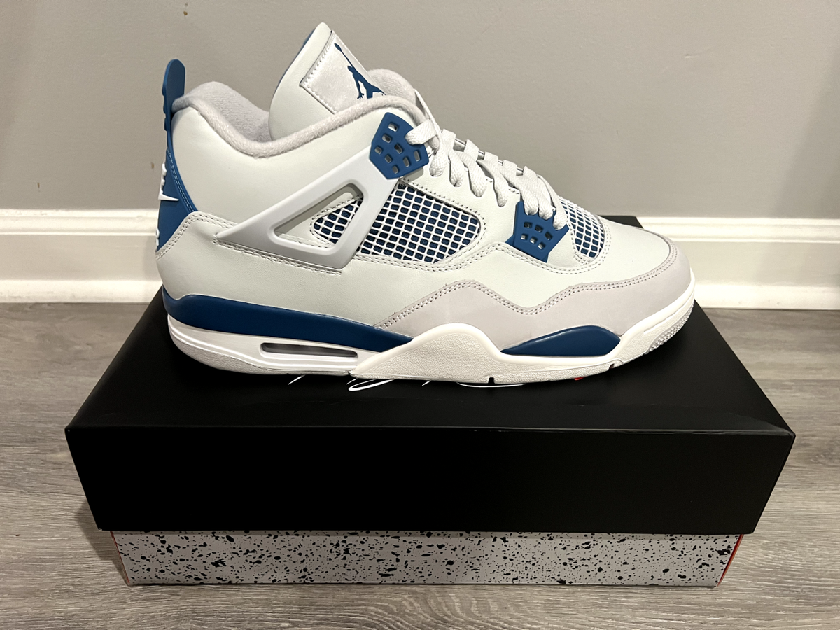 Air Jordan 4 Retro 'Military Industrial Blue' FV5029-141 Size 13