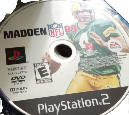 Madden NFL 09 (PS2 PlayStation 2 Disc Only)